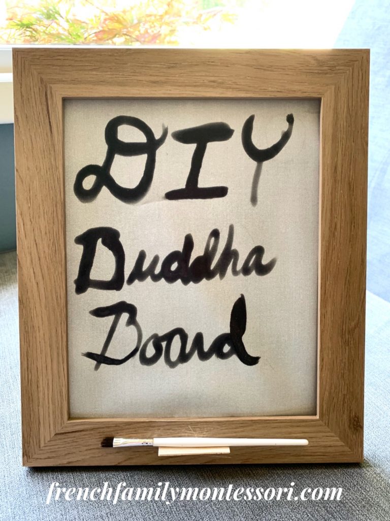 OUR DIY BUDDHA BOARD French Family Montessori