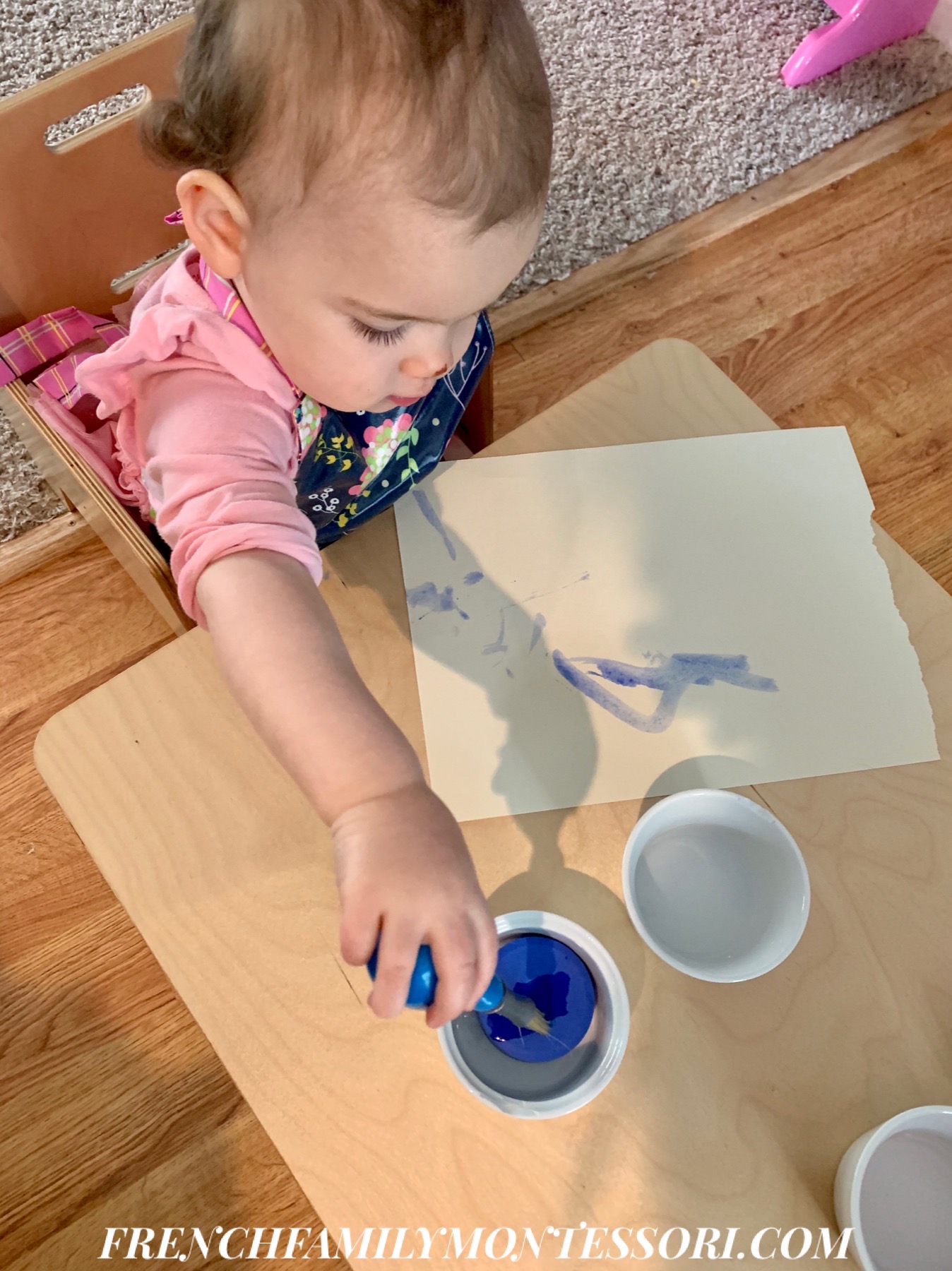 4 Montessori Art Trays at 18 Months
