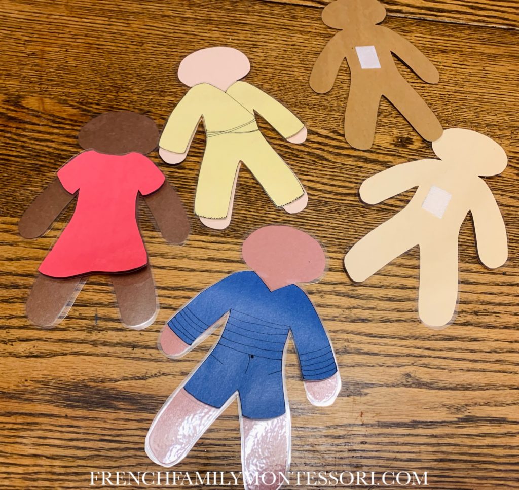 “PAPER DOLLS” TODDLER EDITION (FREE TEMPLATE) – French Family Montessori
