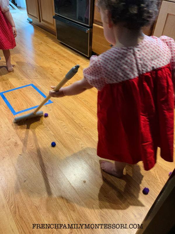 MONTESSORI TODDLER SWEEPING French Family Montessori
