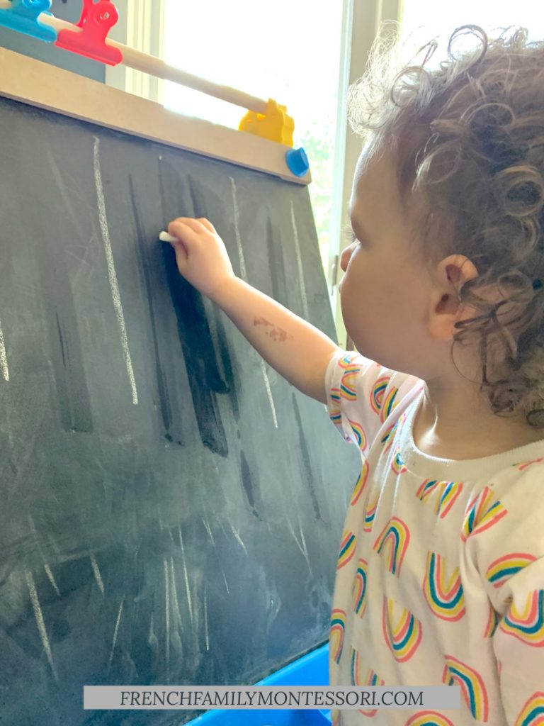 MONTESSORI TODDLER WRITING PREPTHE CHALKBOARD French Family Montessori